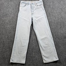 Levi  s Ribcage Straight Ankle Women's 28x27 Light Wash High Rise