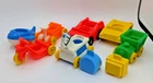 VTG Lot Of 9 Fisher-Price Little People Vehicles & Luggage - Little Riders Set