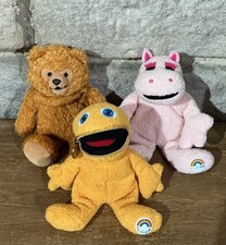 Rainbow Zippy George & Bungle Vintage 1972 Golden Bear Bean Toys