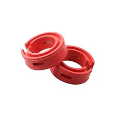 SUV Car Interior Shock Absorber Coil Spring Power Cushion Buffer Red Rubber 2pZy