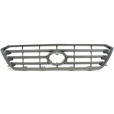 Grille For 2008-2010 Toyota Highlander Gray Plastic