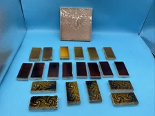 AETCO Victorian Fireplace Tile Lot- American Encaustic Tile Co Used