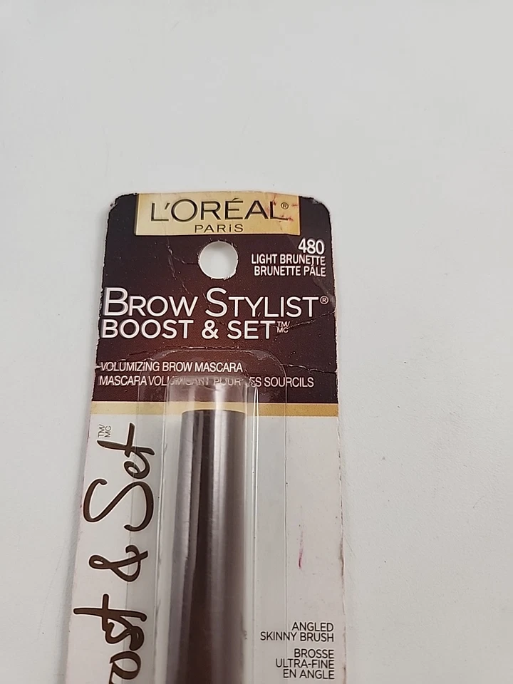 Loreal Brow Stylist Boost & Set Volumizing Brow Mascara 480 Light Brunette - Image 3 of 4