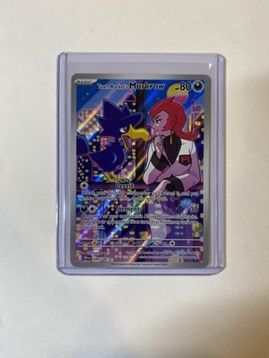 Team Rocket's Murkrow 200/182 Sv10: Destined Rivals Holo NM!