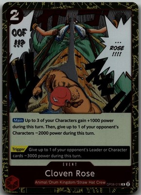 Cloven Rose R Two Legends OP08-018 LP
