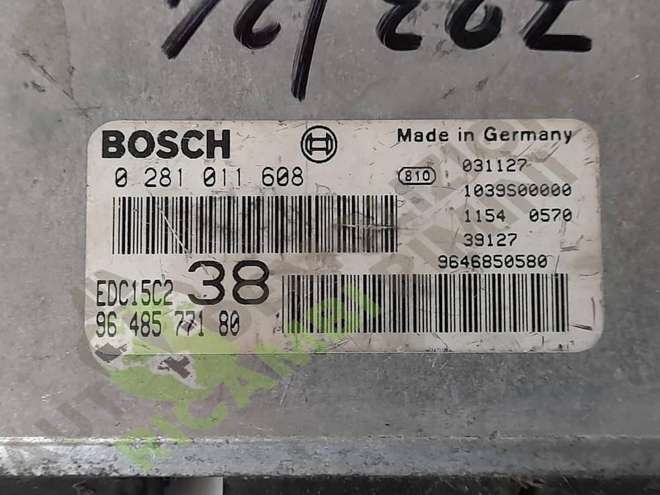 RHW CENTRALINA INIEZIONE   FIAT ULYSSE «II» (2002) 2.0 JTD, 16v. Multispace, ... - Immagine 2 di 3