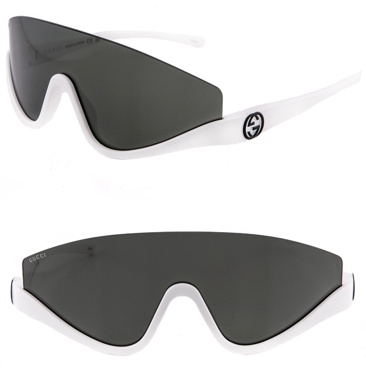 Gucci Gray Shield Sunglasses for Women for sale | eBay