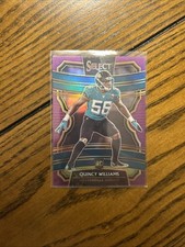 Quincy Williams 2019 Select Purple /75 Rookie Card #67 Prizm Jags Jets NFL SSP 
