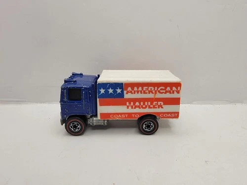 Hot Wheels Redline American Hauler Truck 1973/1976 Blue - Made In Hong Kong