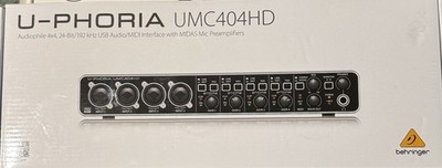 Behringer U-PHORIA UMC404HD - USB 2.0 Audio/MIDI Interface