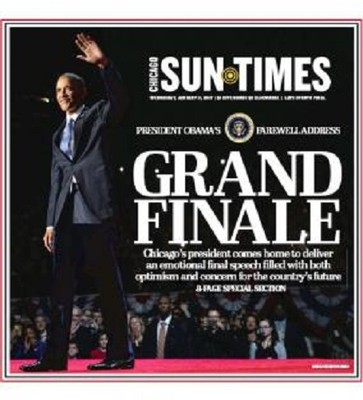 Barack Obama Farewell Grand Finale Chicago Speech Sun Times Full ...