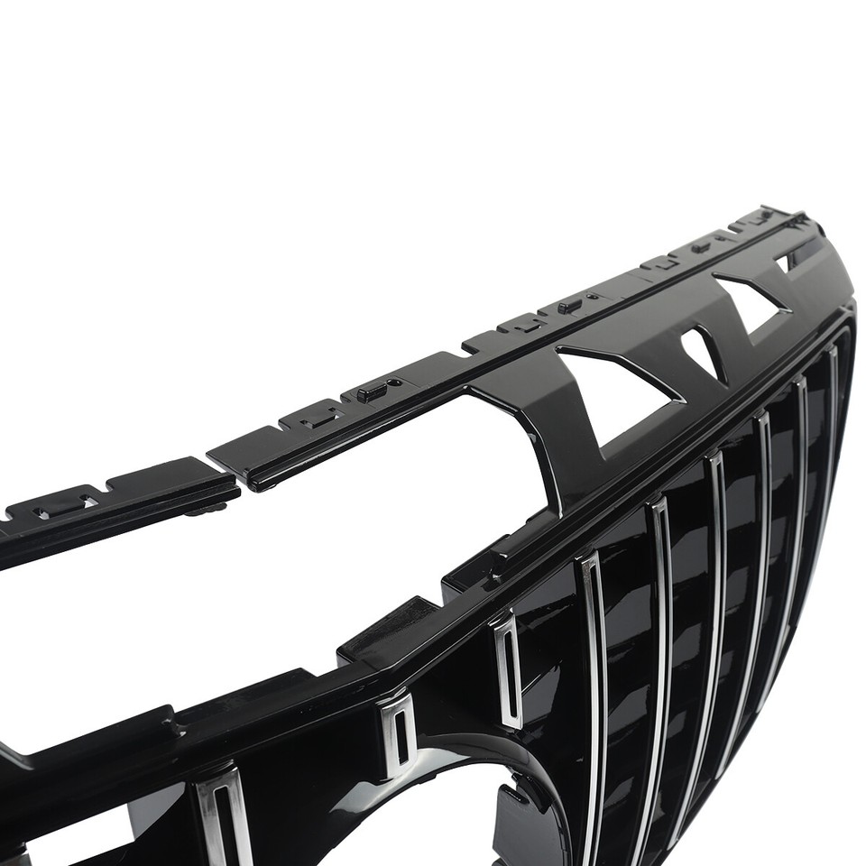 Grille De Calandre Avant Style Panamericana AMG GT Pour Mercedes CLS W218 (2011-2014) - Aspect Complet Noir - Marque BentleyGrills - Neuf
