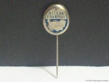 Communist Bulgaria Balkan Tourist Travel Agency Pin Bulgarian Touriste Badge Vtg