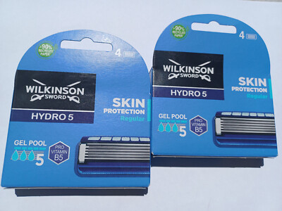 WILKINSON HYDRO 5 SKIN PROTECTION Regular  RASIERKLINGEN (2x4er Pack)  NEU x OVP