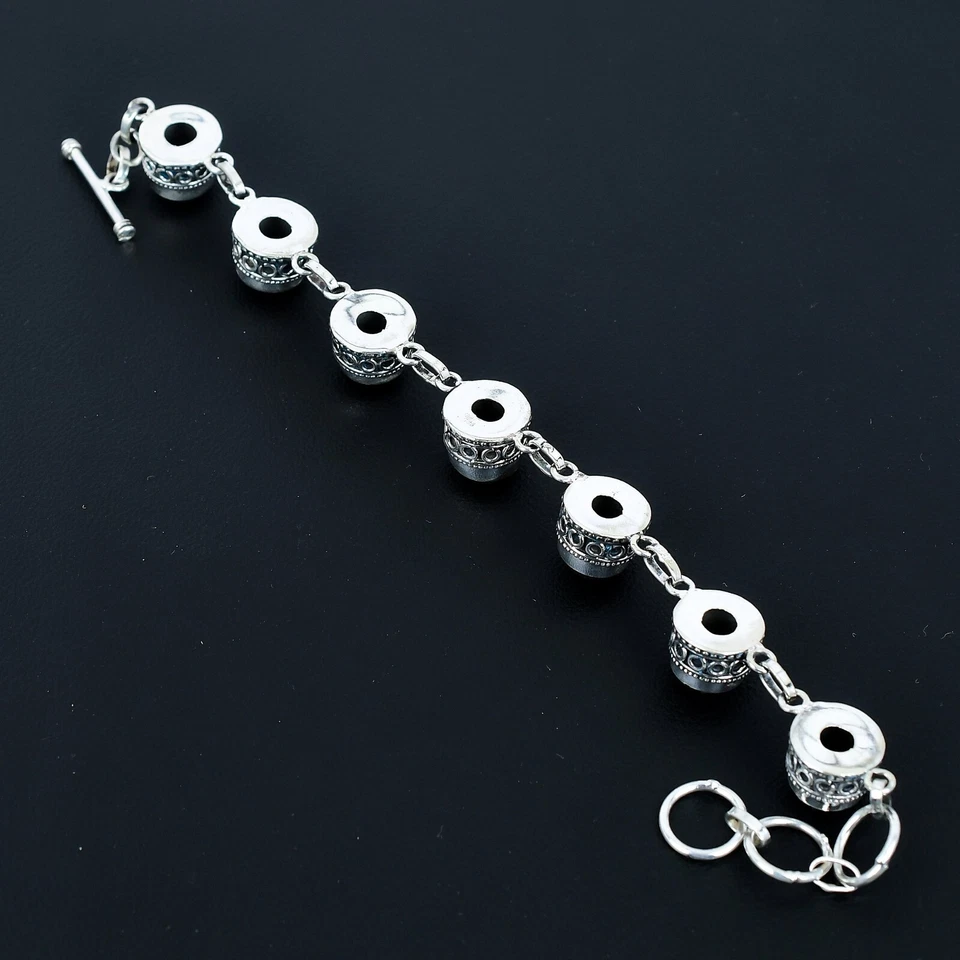 Naturale Pietra Labradorite Fatto a Mano 925 Argento Sterling Gioielli Regalo - Immagine 4 di 4