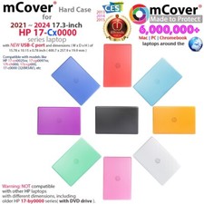 NEW mCover Hard Case for 2021 17.3" HP 17-Cxxxx series laptop USB-C port No DVD