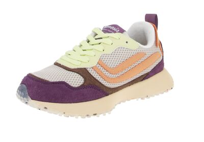 Genesis 1005450 G-Marathon Multi Mesh Hairy - Damen Sneaker - Lime-Apricot