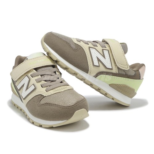 Zapato informal New Balance 996 ancho NB marrón amarillo niños jóvenes preescolar YV996PA3-W - Imagen 7 de 8