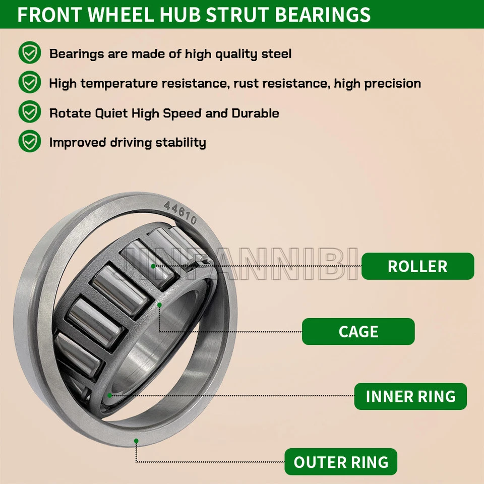 Front Wheel Hub Strut Bearings &Seals Kit for Polaris Magnum 325 425 500 4x4 6x6 - Image 4 of 4