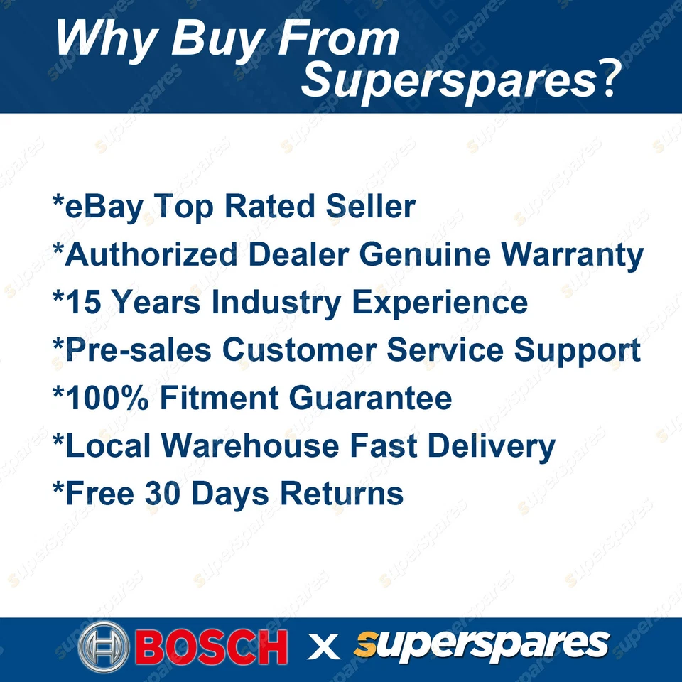 8 Front + Rear Bosch Brake Pads for Subaru Forester SH SJ Impreza GH G3 G4 GR GJ - image 2 of 3