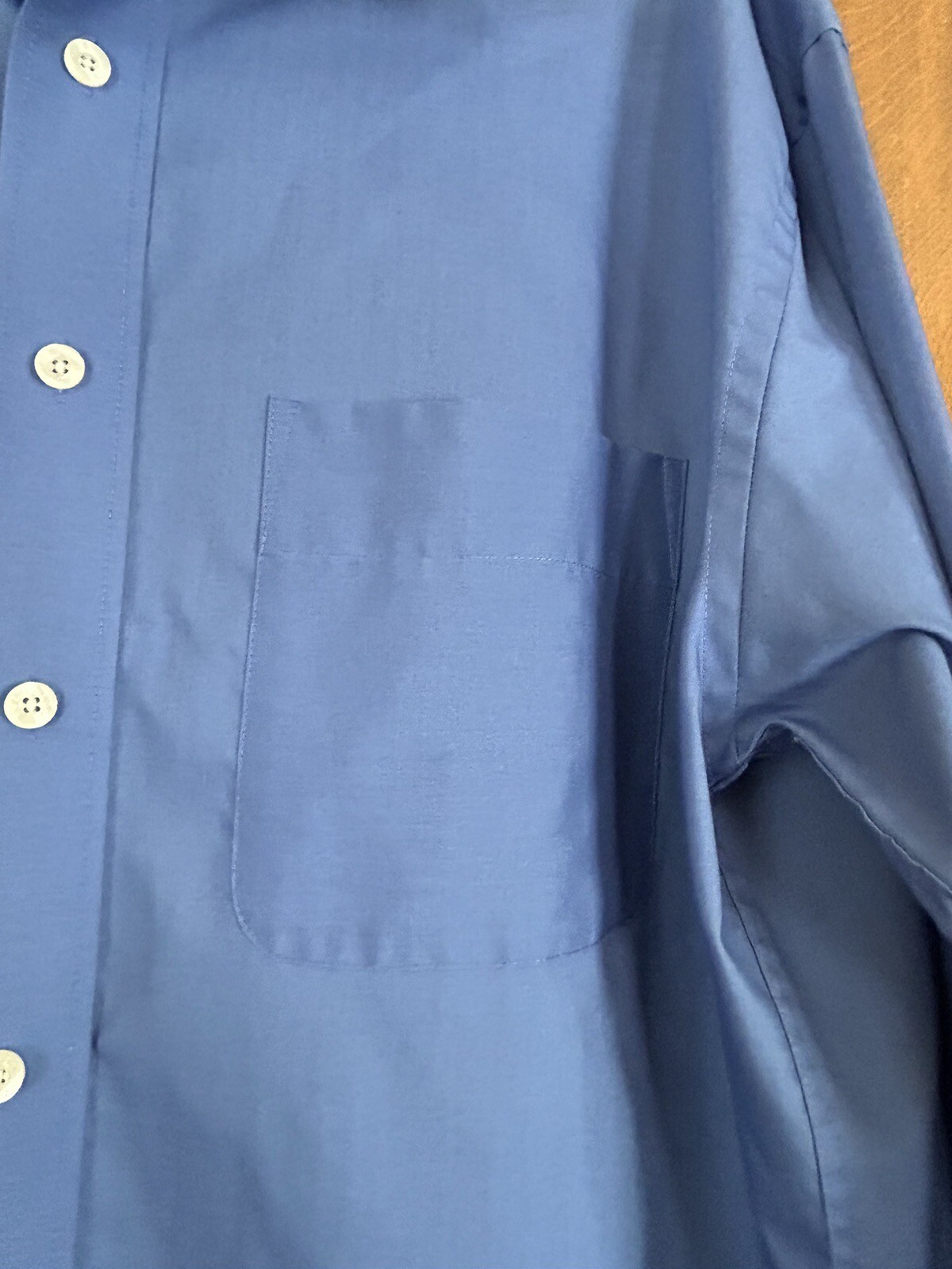 Camicia abito Yves Saint Laurent YSL blu manica lunga casual ministerna