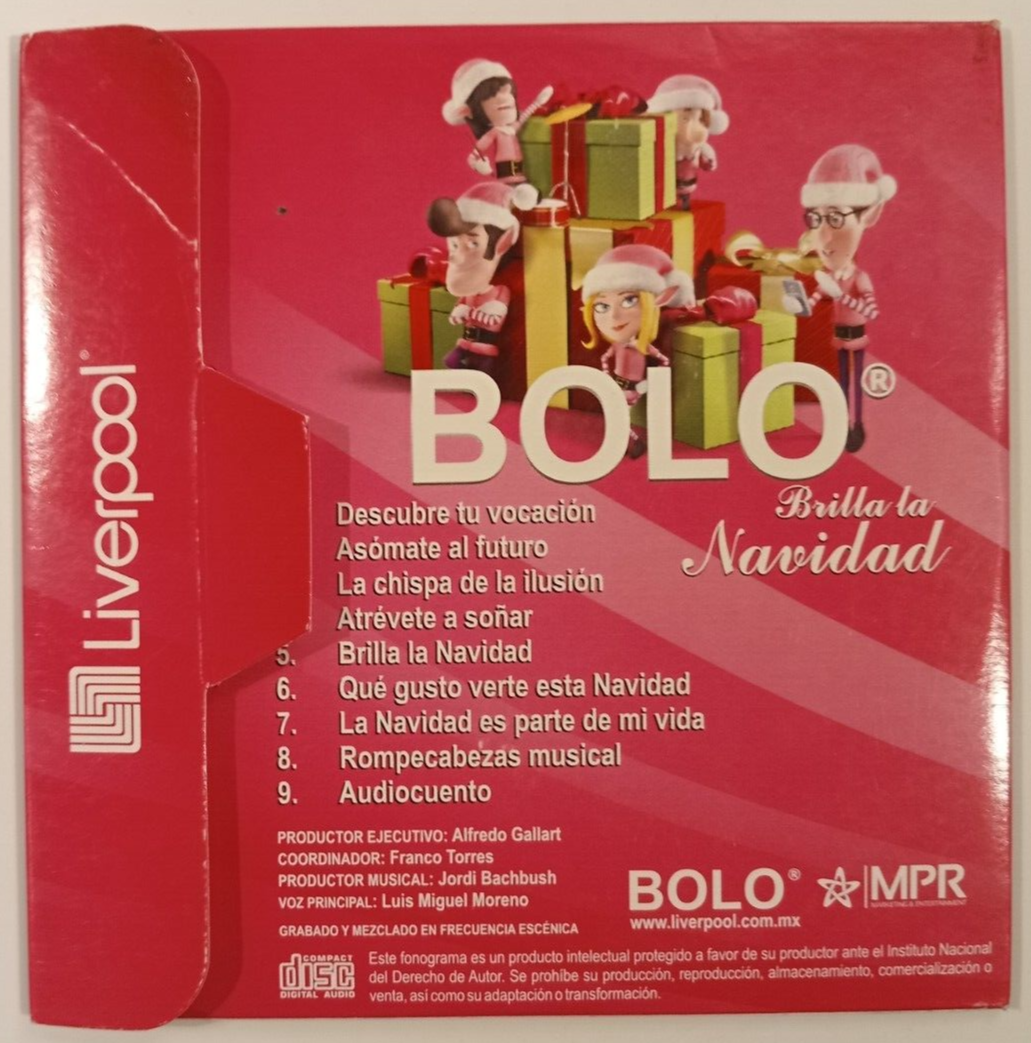 LUIS MIGUEL MORENO -BOLO BRILLA LA NAVIDAD- 2016 MEXICAN CD ALBUM