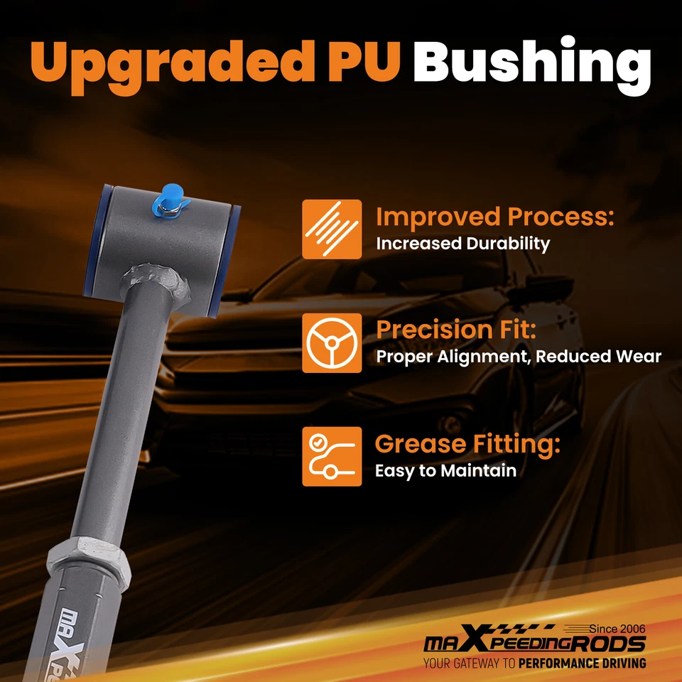 Kit de puntera de brazos de control de inclinación delanteros y traseros para Honda Accord 2008-2017 Foto 3 de 4