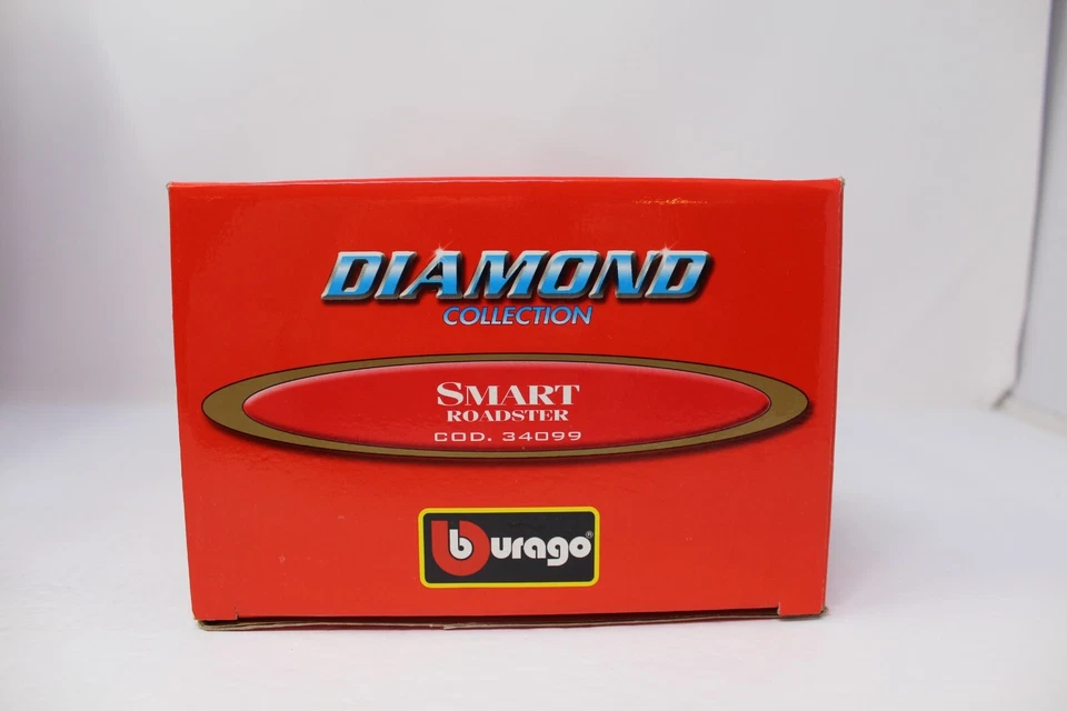 Burago 1:18 Smart Roadster Diamond Collection Rojo Foto 3 de 4