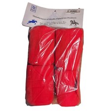 Espro Fleece Stable / Travel Bandages - Set of 4 Red