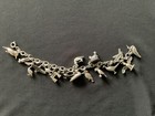 Charm Bracelet, 16 Charms, 42 g Vintage Sterling Silver Bird themed Loaded