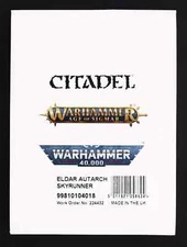 Citadel Warhammer 40,000 Age of Sigmar Eldar Autarch Skyrunner Miniature Figure