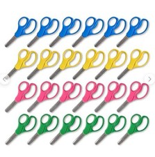 TRU RED Teacher Pack 5" Kids Blunt Tip Stainless Steel Scissors, Straight Handle