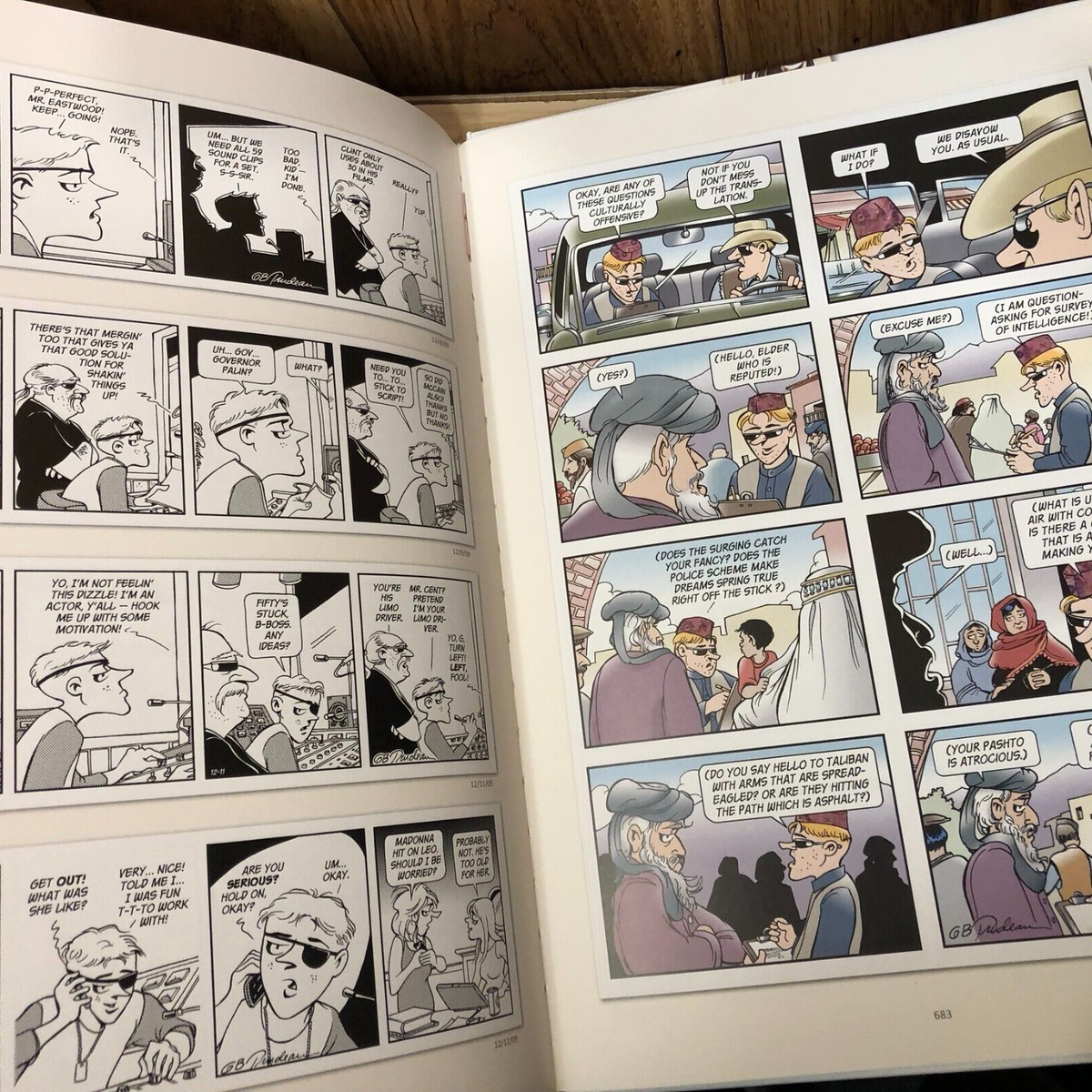 40: A DOONESBURY RETROSPECTIVE massive book in slipcase 695 pages