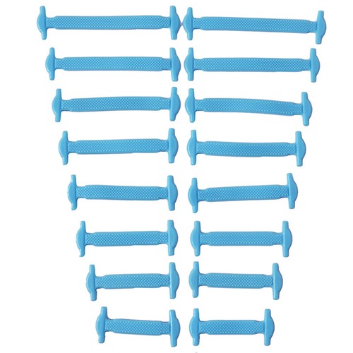16 pz/lotto Sistema di allacciatura elastica senza lacci scarpe slip on senza cravatta silicone nuovi - Foto 20 di 25