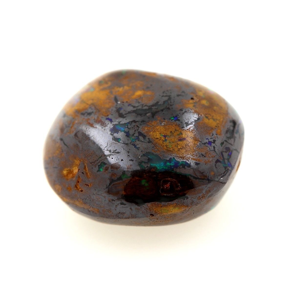 Opale Matrix Boulder Queensland minéraux de collection 4.29 carats pour bague et pendentif
