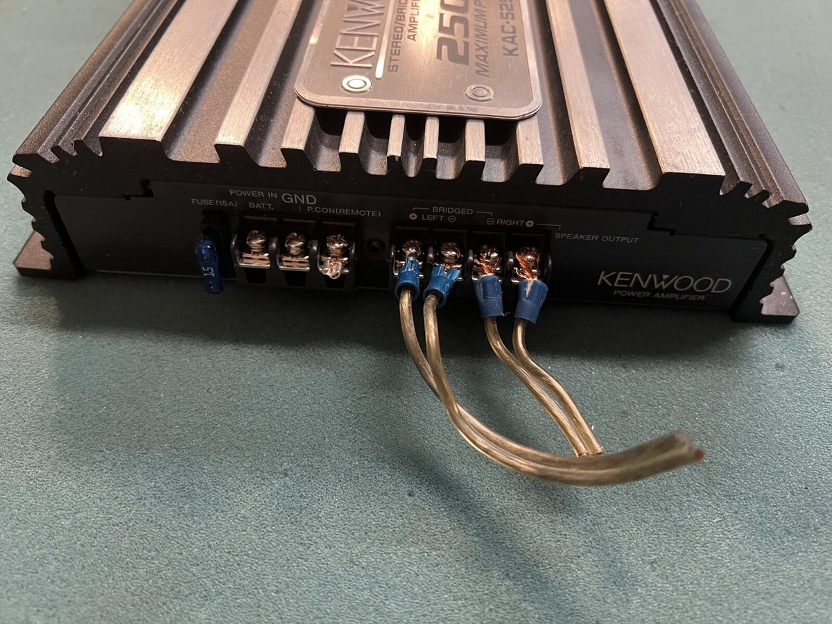 Kenwood 250 Watt Kac 529S Amplifier | eBay