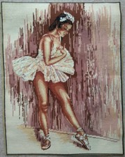 Margot De Paris Completed Tapestry: Danseuse d'apres Charly (2587) 51 cm x 66 cm