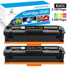 2pack XL Black Toner for Canon 054H imageClASS MF641cw MF642cdw MF644cdw LBP620