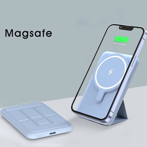 MagSafe Magnetic Wireless Power Bank 5000mAh Charger Fast Charging for iPhone - Picture 4 of 15