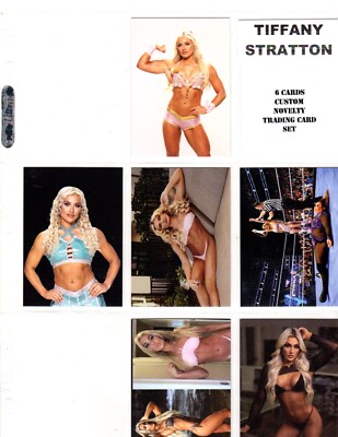 TIFFANY STRATTON    CUSTOM   NOVELTY   TRADING CARD 6 CARDS  SET