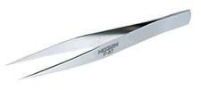 HOZAN Tweezers Stainless Steel Total Length 125mm Opening Width 13mm 6g P-87