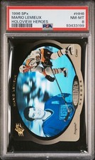 1996-97 SPx Holoview Heroes #HH6 Mario Lemieux | PSA 8 | Pittsburgh Penguins HOF