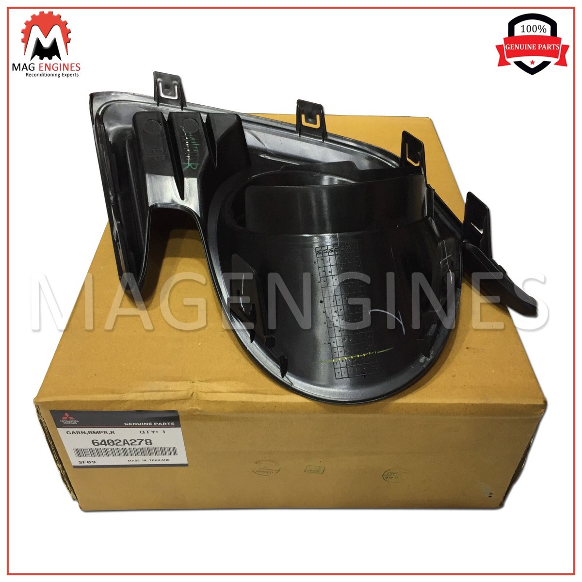 6402A278 GENUINE MITSUBISHI OEM GARNISH, FRONT BUMPER, RH | eBay