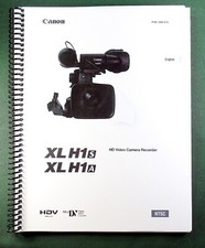 Canon XL H1s / XL H1a Instruction Manual: 163 Pages  Protective Covers