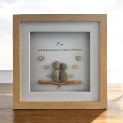 Personalisierter Love Pebble A Million Things, Valentinstag, Jubiläum