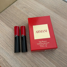 Armani Beauty Lip Power Long Lasting Satin Lipstick Duo ($78 Value)