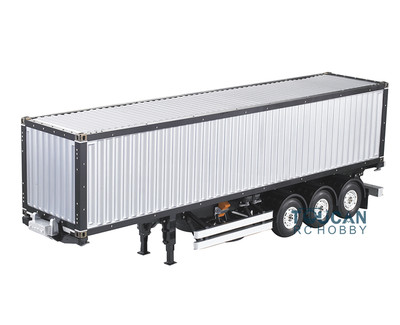 US Stock TOUCAN 1/14 3 Axles 40ft RC Container Chassis Semi