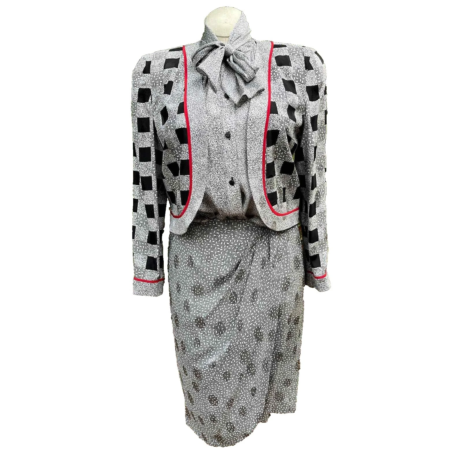 Trajes Vintage Diario geométrica, juegos y Suit Separates para Mujeres