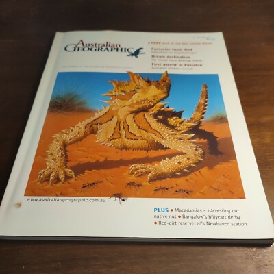 MACADAMIAS - Australian Geographic Magazine #65 Jan-Mar 2002 missing poster