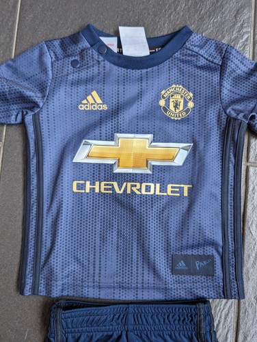 Manchester United Kit Youth 3/6 Months 2018/19 Third Kit Football FREE POST - Picture 5 of 12